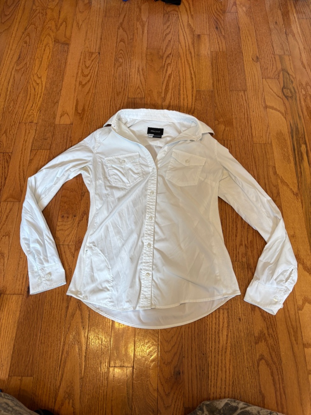 Marmot White Women's Button-Front Shirt